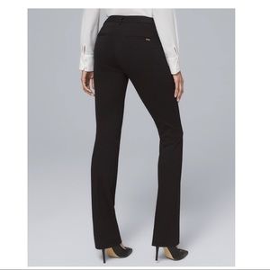Slim Bootcut Black Dress Pants